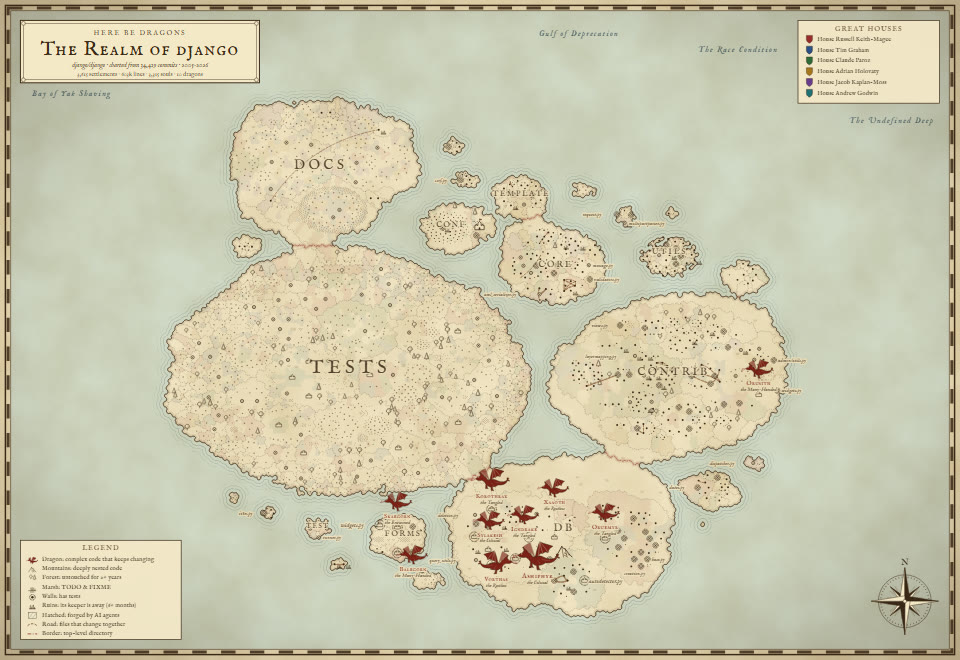Fantasy map of django/django